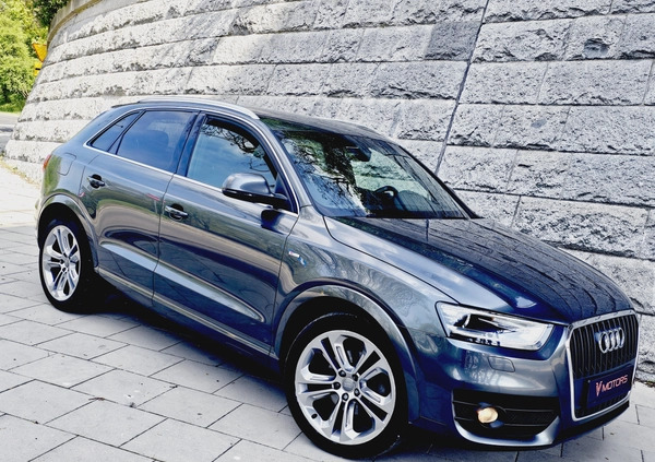 Audi Q3 cena 57700 przebieg: 239647, rok produkcji 2013 z Szczekociny małe 781